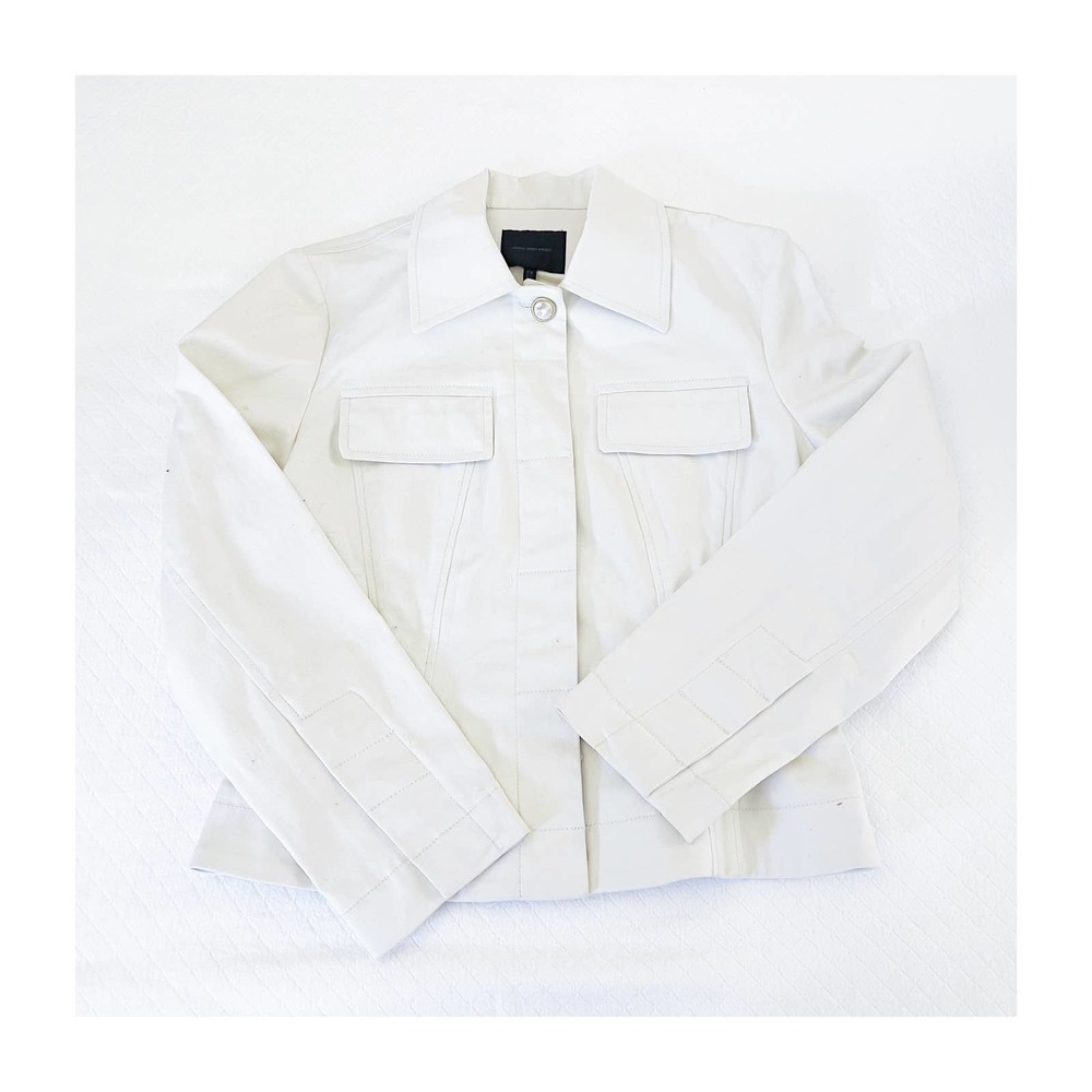 Bern and Mort Light Jacket Capiz Embellished Buttons SZ8